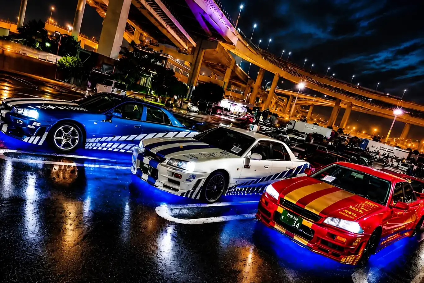 Daikoku Parking Area night car meet